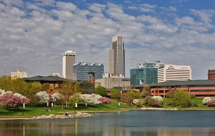 Omaha during spring time