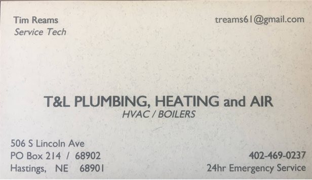 T & L Plumbing, Heating & Air Conditioning